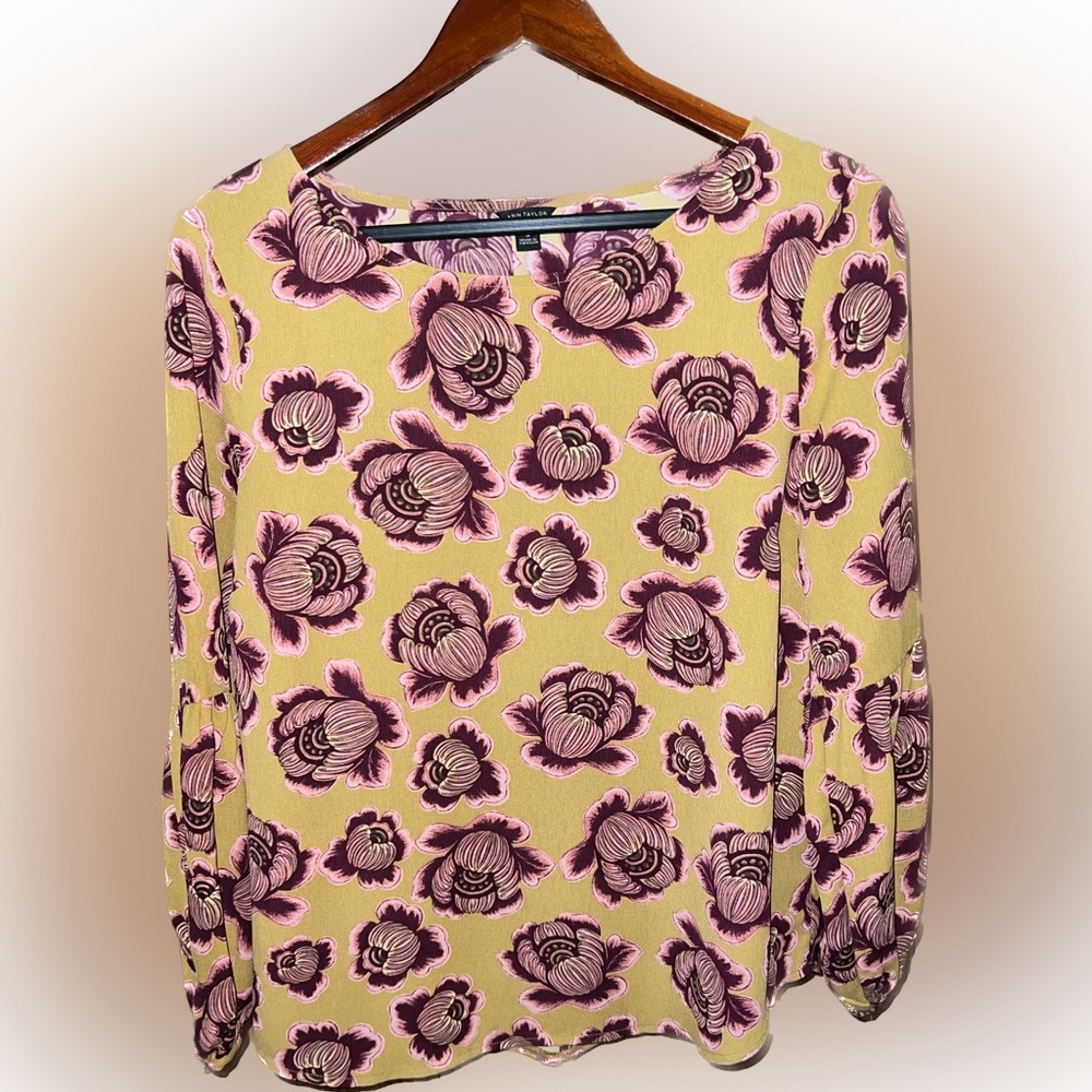 Ann Taylor | Floral Blouse